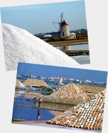 Trapani salt pans and Stagnone islands
